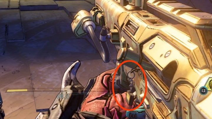 Ozdobę możesz też zauważyć w trakcie normalnej gry, przy czym jest to uzależnione od tego jakiej broni używasz - Co to są Weapon Trinkets w Borderlands 3? - Borderlands 3 - poradnik do gry