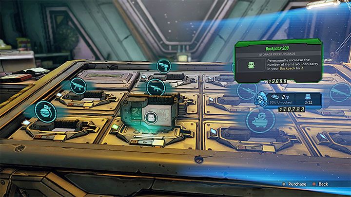 Każde powiększenie inwentarza jest odpłatne i kolejne ulepszenia z tej samej kategorii są coraz droższe - 1000 kredytów, 3000, 9000 itd - Jak zwiększyć pojemność inwentarza w Borderlands 3? - Borderlands 3 - poradnik do gry