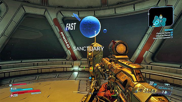 W tylnej części Sanktuarium znajduje się punkt szybkiej podróży - Jak dostać się do Sanktuarium w Borderlands 3? - Borderlands 3 - poradnik do gry