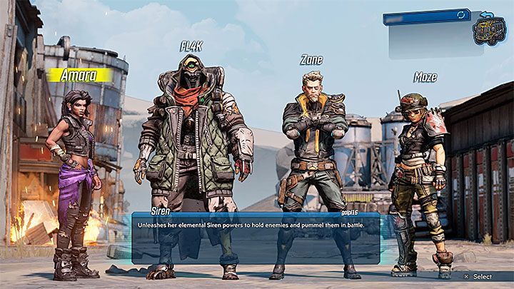 Kampanię musisz rozpocząć od wyboru głównego bohatera - Children of the Vault | Solucja Borderlands 3 - Borderlands 3 - poradnik do gry
