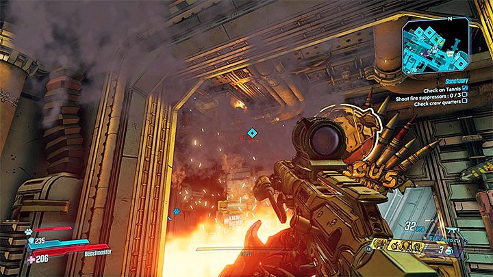 W sklepie Marcusa będziesz musiał pomóc w ugaszeniu pożaru - Sanctuary | Solucja Borderlands 3 - Borderlands 3 - poradnik do gry