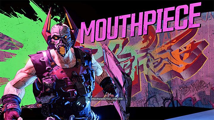 Do starcia z bossem Mouthpiece dochodzi w końcowej części głównego zadania Cult Following - Mouthpiece | Trudni przeciwnicy w Borderlands 3 - Borderlands 3 - poradnik do gry