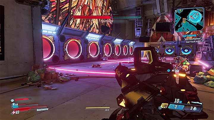 Głośniki są śmiertelnym zagrożeniem dla twojej postaci - Mouthpiece | Trudni przeciwnicy w Borderlands 3 - Borderlands 3 - poradnik do gry