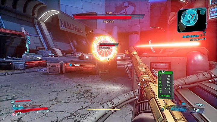 Pilnuj się w momentach, w których tarcza zmieni swój kolor na czerwony - Gigamind | Trudni przeciwnicy w Borderlands 3 - Borderlands 3 - poradnik do gry