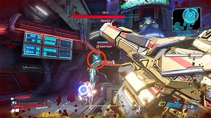 Na arenie po pewnym czasie zaczną pojawiać się żołnierze Assault Trooper - Gigamind | Trudni przeciwnicy w Borderlands 3 - Borderlands 3 - poradnik do gry