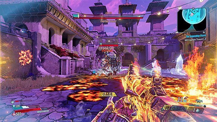 Ataki bossa opierają się na dwóch żywiołach - ogniu i lodzie - Captain Traunt | Trudni przeciwnicy w Borderlands 3 - Borderlands 3 - poradnik do gry