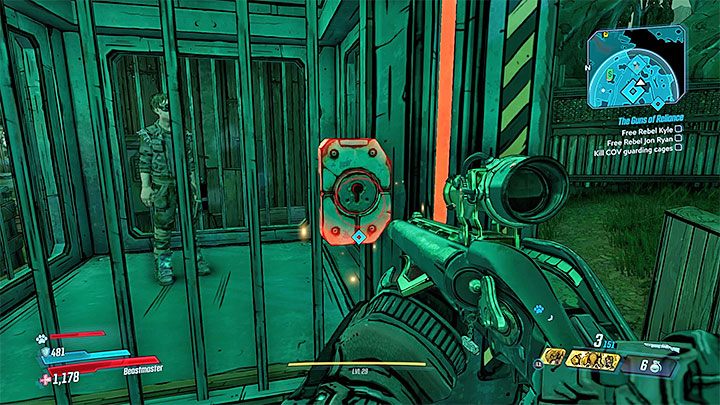 Wyrusz w pobliże niedostępnego jeszcze chwilowo miasteczka Reliance żeby spotkać się z Clayem - The Guns of Reliance | Solucja Borderlands 3 - Borderlands 3 - poradnik do gry