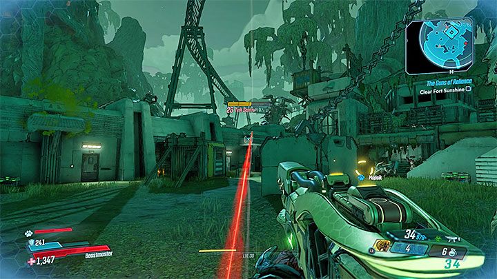 Po znalezieniu się wewnątrz fortu w miarę możliwości staraj się unikać ustawiania na otwartej przestrzeni - The Guns of Reliance | Solucja Borderlands 3 - Borderlands 3 - poradnik do gry