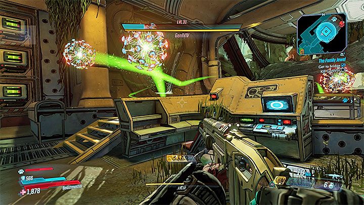 W celu pokonania GenIVIV musisz wyczerpać dwa paski energii bossa - najpierw niebieski i następnie żółty - The Family Jewel | Solucja Borderlands 3 - Borderlands 3 - poradnik do gry