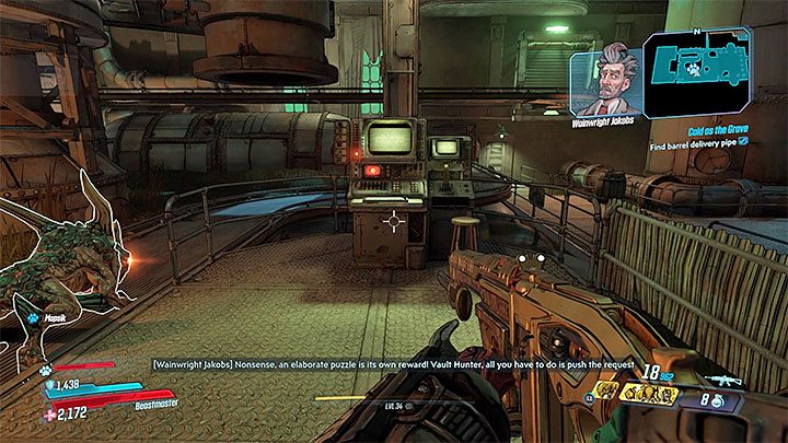 Powróć do Knotty Peak w regionie Floodmoor Basin i spotkaj się z Wainwrightem - Cold as the Grave | Solucja Borderlands 3 - Borderlands 3 - poradnik do gry