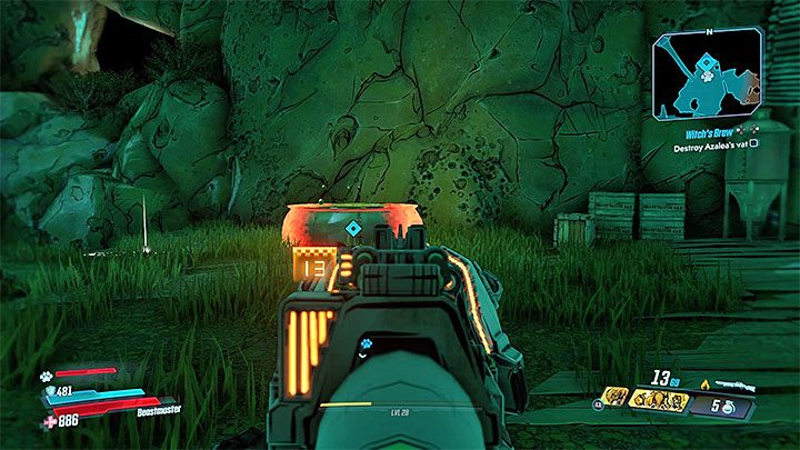 Powróć do wiedźmy i umieść zielone kwiaty w kotle - Eden-6 | Zadanie poboczne w Borderlands 3 - Borderlands 3 - poradnik do gry