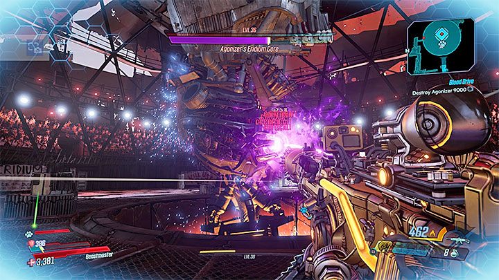 Na arenie regularnie pojawiają się fanatycy, czyli pomocnicy bossa - Blood Drive | Solucja Borderlands 3 - Borderlands 3 - poradnik do gry