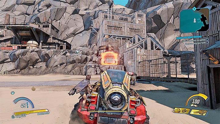 Skorzystaj z nowo odblokowanego przejścia do regionu Sandblast Scar - Angels and Speed Demons | Solucja Borderlands 3 - Borderlands 3 - poradnik do gry