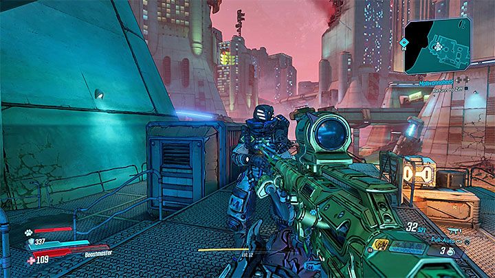 Po zabiciu pierwszego mini-bossa drugi zaprzestanie ataków i stanie się neutralny - Promethea | Zadanie poboczne w Borderlands 3 - Borderlands 3 - poradnik do gry