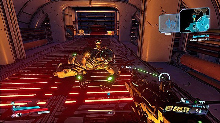 Wykrzyknik na mapie symbolizuje miejsce, w którym przebywa Gonner Maleggies - Promethea | Zadanie poboczne w Borderlands 3 - Borderlands 3 - poradnik do gry