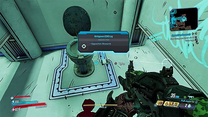 W ramach misji musisz pozyskać dane wywiadowcze Katagawa Intel z trzech różnych lokacji (będą na bieżąco zaznaczane na mapie) - Promethea | Zadanie poboczne w Borderlands 3 - Borderlands 3 - poradnik do gry