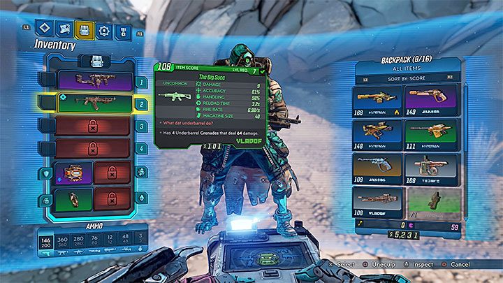 Big Succ to broń wymagająca awansowania na co najmniej 7 poziom doświadczenia - Pandora | Zadanie poboczne w Borderlands 3 - Borderlands 3 - poradnik do gry