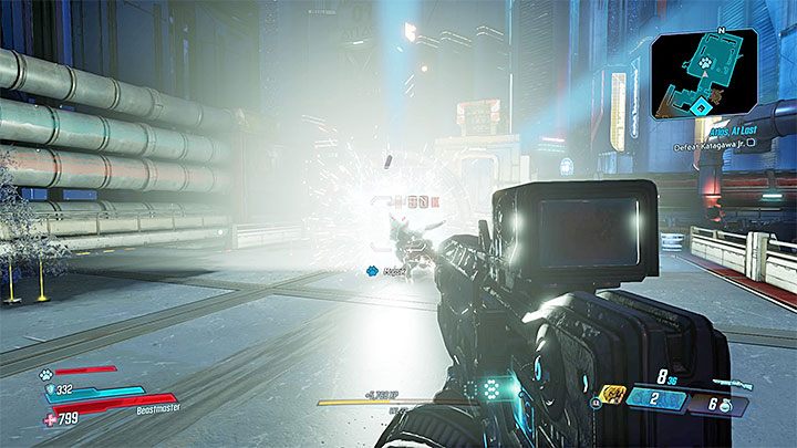 W końcowej części pojedynku zaatakowany zostaniesz przez właściwego Katagawę zamiast przez któryś z jego klonów - Katagawa Jr. | Trudni przeciwnicy w Borderlands 3 - Borderlands 3 - poradnik do gry