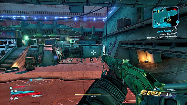 Wyrusz w stronę placu sąsiadującego z przejściem do Lectra City - Jak dostać się do Typhon Dead Drop w Meridian Complex w Borderlands 3? - Borderlands 3 - poradnik do gry