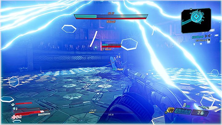 Wszystkie ataki bossa opierają się na elektryczności, przy czym mogą mieć kilka różnych form - Killavolt | Trudni przeciwnicy w Borderlands 3 - Borderlands 3 - poradnik do gry