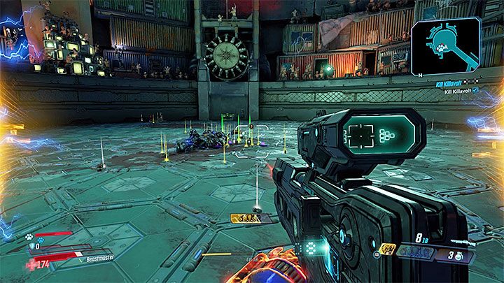 Pojedynek z Killavoltem jest długi szczególnie jeśli grasz w pojedynkę, aczkolwiek w miarę upływu czasu nie zaskoczy się już niczym nowym - Killavolt | Trudni przeciwnicy w Borderlands 3 - Borderlands 3 - poradnik do gry