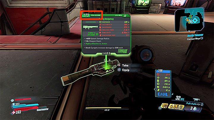 W Borderlands 3 każdy przedmiot jest opisany parametrem Item Score - Porady na start do Borderlands 3 - Borderlands 3 - poradnik do gry