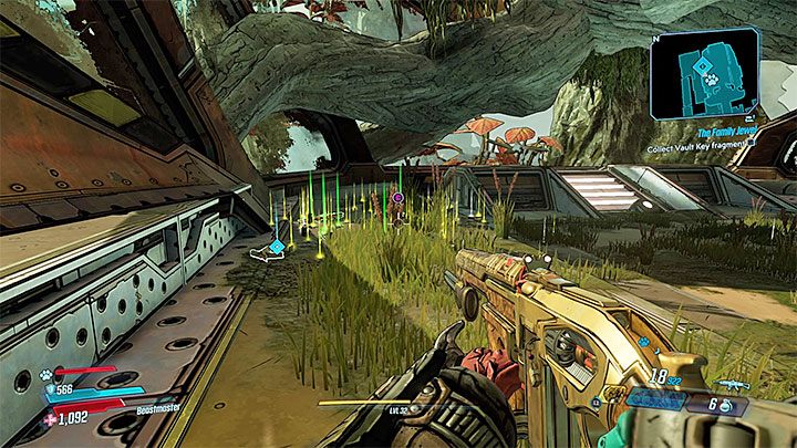 Pokonany boss pozostawi po sobie kredyty, eridium, losowy sprzęt oraz przedmiot questowy - fragment klucza Vault Key Fragment - GenIVIV | Trudni przeciwnicy w Borderlands 3 - Borderlands 3 - poradnik do gry