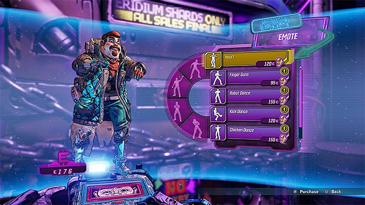 Nowe emotki możesz kupować u Crazy Earla na pokładzie Sanktuarium - dla przypomnienia znajdziesz go obok ładowni statku kosmicznego - Jak korzystać z emotek w Borderlands 3? - Borderlands 3 - poradnik do gry