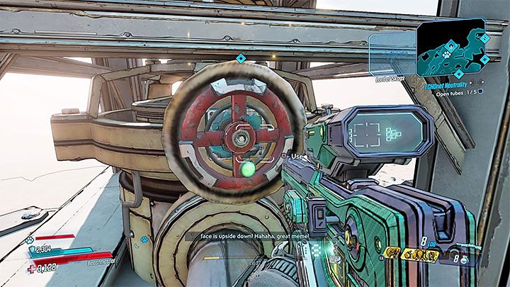 Ostrzelanie urządzenia zakończy się niepowodzeniem, bo jest ono chronione przez pole siłowe - firewalla - Sanctuary | Zadanie poboczne w Borderlands 3 - Borderlands 3 - poradnik do gry