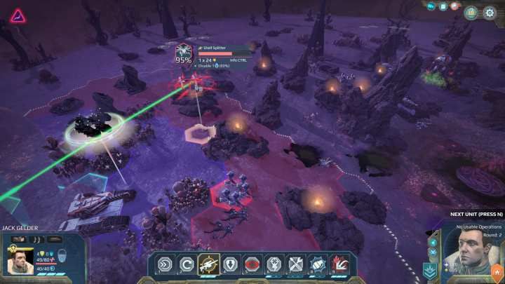 Warto odpowiednio dobierać cele, w zależności od aktualnej sytuacji na polu walki. - Przebieg starcia w Age of Wonders Planetfall - Age of Wonders Planetfall - poradnik do gry