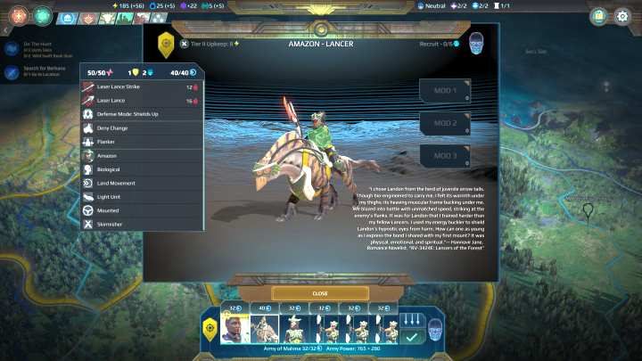 Jednostki frakcji Amazon cechują się dobrą mobilnością. - Amazon | Frakcja w Age of Wonders Planetfall - Age of Wonders Planetfall - poradnik do gry