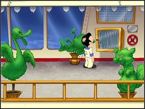 Teraz idź do pokoju pracowników - [Statek] Gra w kręgle cz.1 | Larry 7 Miłość na Fali - Larry 7: Miłość na Fali - poradnik do gry