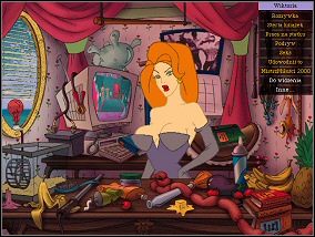 Po scenie, zaproponuj Wiki, aby potwierdziła swoje kompetencje w sprawach seksu na Mistrzu Miłości 2000 - [Statek] Mistrz Miłości 2000 | Larry 7 Miłość na Fali - Larry 7: Miłość na Fali - poradnik do gry