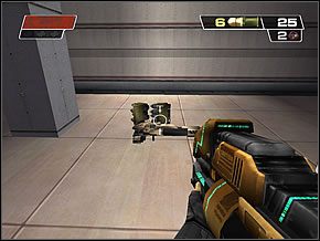 Wyjdź po schodkach do góry - To the Rooftop | Public Information Building | Red Faction II - Red Faction II - poradnik do gry