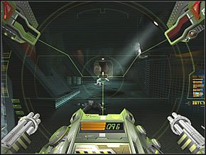 Dodatkowa grupa wyjdzie z wrót po drugiej stronie pomieszczenia, z których oczywiście skorzystaj - No Place Like Home | Inside the Nano Base | Red Faction II - Red Faction II - poradnik do gry