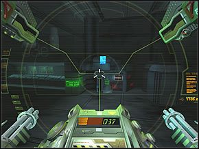 Wróć do pomarańczowej sali, masakrując kolejnych żołnierzy i skręć w prawo, wchodząc w odblokowane już drzwi - No Place Like Home | Inside the Nano Base | Red Faction II - Red Faction II - poradnik do gry