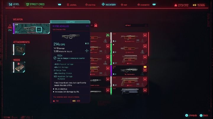 W grze znajdziesz - Cyberpunk 2077: Walka - Cyberpunk 2077 - poradnik do gry