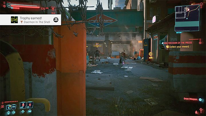 Zamontuj hack w swoim cyberdecku i dopiero wtedy zacznij szukać okazji do hakowania przeciwników - Cyberpunk 2077: Wszystkie Trofea / Osiągnięcia - Cyberpunk 2077 - poradnik do gry