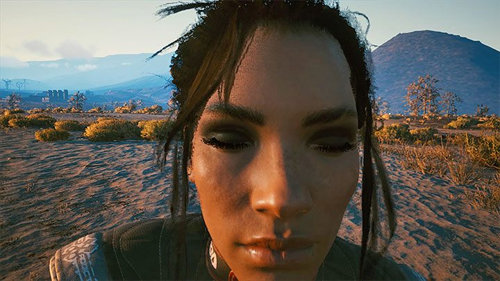 Pod koniec questu Kto sieje wiatr nawiąż do wydarzeń z poprzedniej nocy - Cyberpunk 2077: Panam Palmer - romans/seks - Cyberpunk 2077 - poradnik do gry