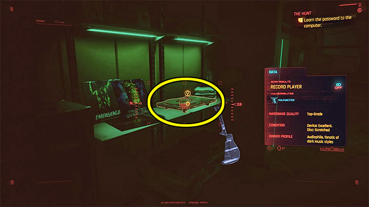 Laptop jest zabezpieczony i możesz uzyskać do niego dostęp na 2 sposoby - Cyberpunk 2077: Kwestia czasu - Zagadka z komputerem - Cyberpunk 2077 - poradnik do gry