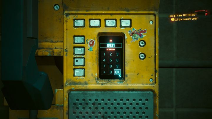 Budka telefoniczna oferuje też nietypowe easter eggi - możecie wybierać inne numery telefonów - Cyberpunk Phantom Liberty: Jaki jest kod do telefonu? - Cyberpunk 2077 - poradnik do gry