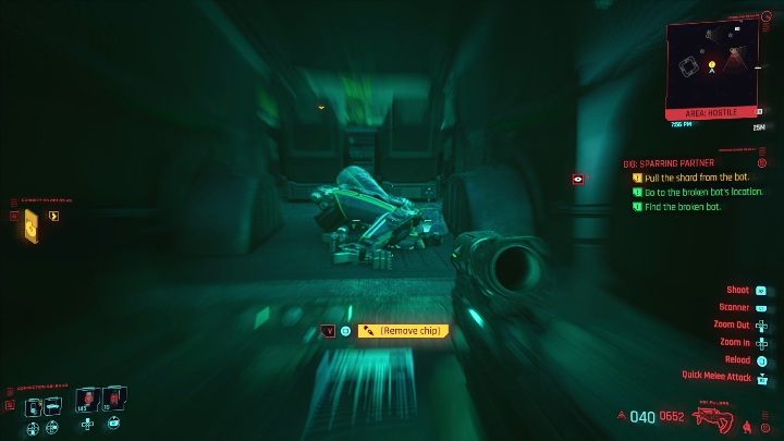 Cel: drzazga z robota - Cyberpunk 2077: Kradzież, Badlands - kontrakty, solucja, mapa - Cyberpunk 2077 - poradnik do gry