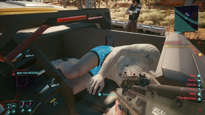 Cel: ciało Trevora - Cyberpunk 2077: Ratunek, Badlands - kontrakty, solucja, mapa - Cyberpunk 2077 - poradnik do gry