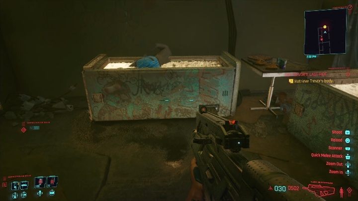 Solucja: twoim zadaniem jest dostanie się do budynku, z którego musisz wynieść ciało mężczyzny - Cyberpunk 2077: Ratunek, Badlands - kontrakty, solucja, mapa - Cyberpunk 2077 - poradnik do gry