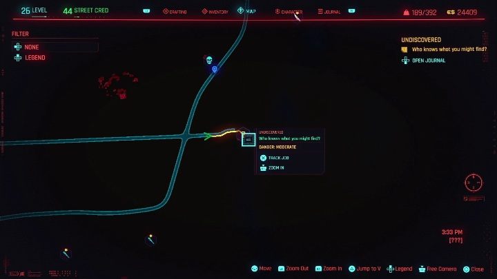 Lokalizacja: południowa część Badlands, Jackson Plains - Cyberpunk 2077: Ratunek, Badlands - kontrakty, solucja, mapa - Cyberpunk 2077 - poradnik do gry