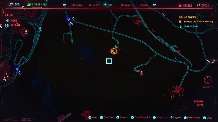 Lokalizacja: wschodnia część Badlands, Rocky Ridge - Cyberpunk 2077: Ratunek, Badlands - kontrakty, solucja, mapa - Cyberpunk 2077 - poradnik do gry