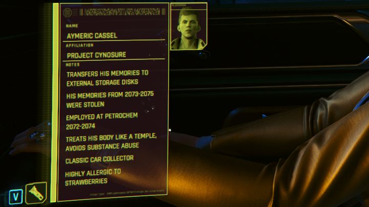 Akta możecie do woli wywoływać na ekranie i nie trzeba ich zapamiętywać - Cyberpunk Phantom Liberty: Dzień próby - solucja, opis przejścia - Cyberpunk 2077 - poradnik do gry
