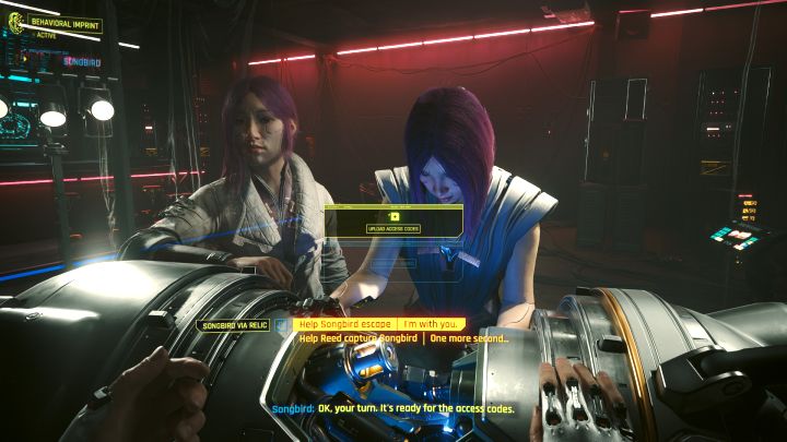 Dotrzyjcie z Songbird do urządzenia i wysłuchajcie jej planu działania - Cyberpunk Phantom Liberty: Dzień próby - solucja, opis przejścia - Cyberpunk 2077 - poradnik do gry