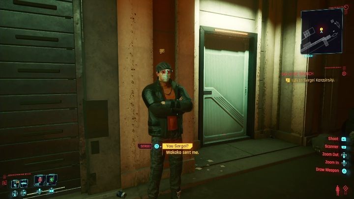 Solucja: twoim zadaniem jest porozmawianie z mężczyzn, który da ci zadanie - Cyberpunk 2077: Przesyłka specjalna, Westbrook - kontrakty, solucja, mapa - Cyberpunk 2077 - poradnik do gry