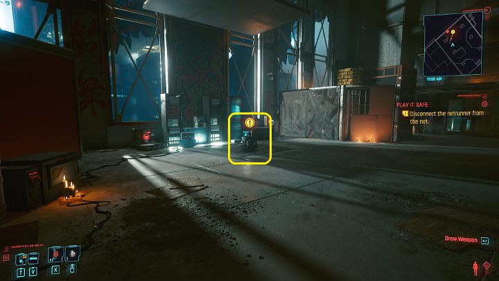 Idź balkonem prosto do pokoju netrunnerki - Cyberpunk 2077: Przerwane milczenie/Play It Safe - solucja, opis przejścia - Cyberpunk 2077 - poradnik do gry